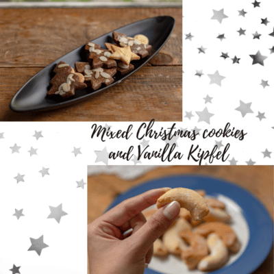 Mixed Christmas cookies and Vanilla Kipfel