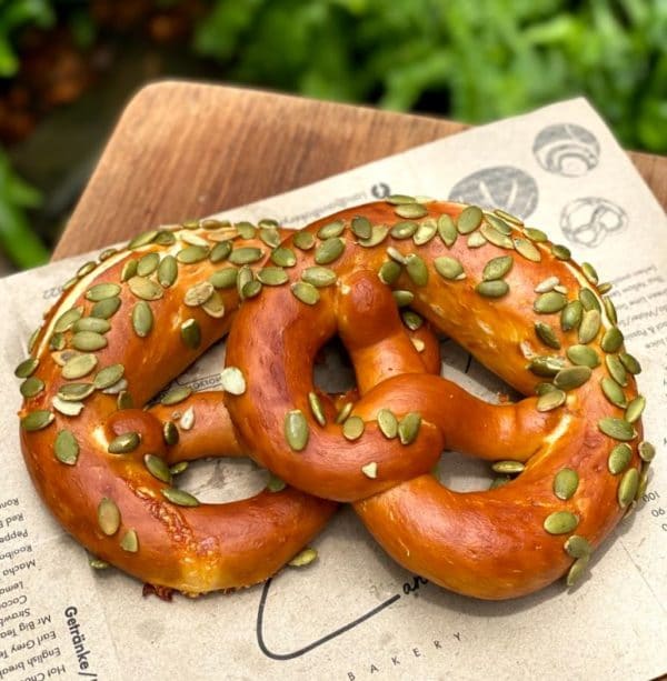 pretzel with pumpkin seeds - Landhaus Bangkok